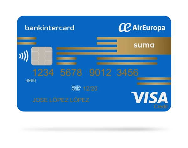 sobre tarjeta revolving Air Europa Visa