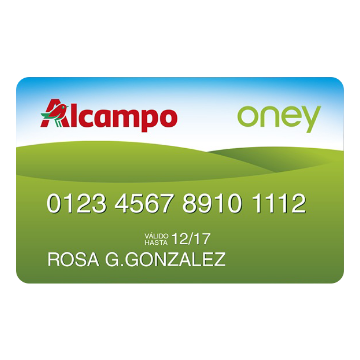 reclamaciones por tarjetas revolving a Alcampo Oney